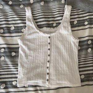 White American Eagle Tank Top